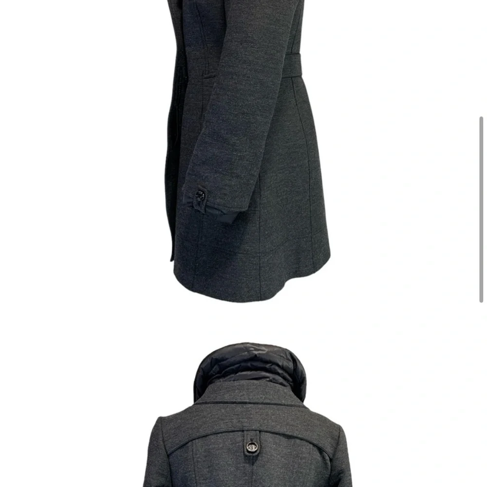 Soia and Kyo Wool Blend Jacket with Down Filled Bib and Cuffs - Picture 4 of 10